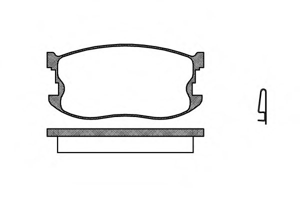 ROADHOUSE 2198.04 Brake Pad Set, disc brake
